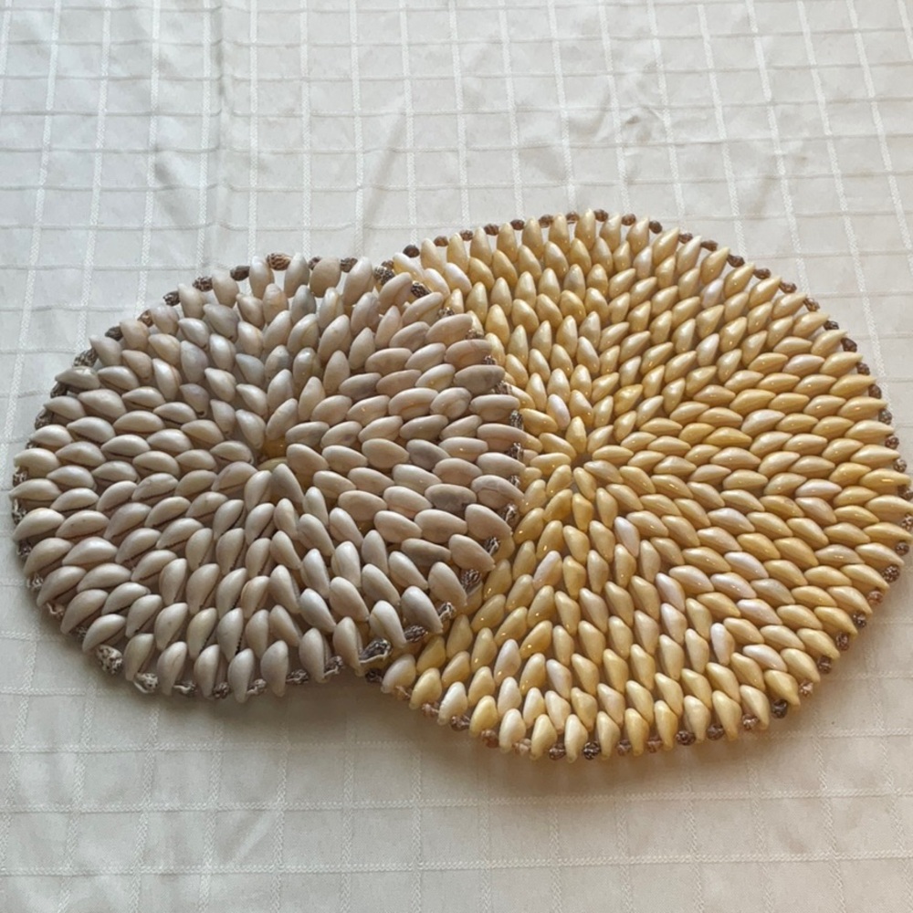 Cowrie Shell Trivets